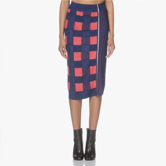 rag & bone Dresses & Skirts - Rag & Bone 'Ridley' Gingham Jacquard Sweater Skirt | S